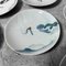 Japanese Porcelain Plates with Crane Decor, 1938, Set of 10, Image 10