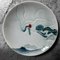 Japanese Porcelain Plates with Crane Decor, 1938, Set of 10, Image 2