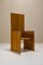 Silhouette High Back Chair in Pine, France, 1970s, Image 1