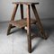 Tabouret Taish Era Fumidai en Bois, Japon, 1920s 2