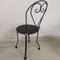 Garden Chairs in Black Iron, 1890s, Set of 4 7