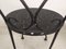 Garden Chairs in Black Iron, 1890s, Set of 4 10