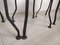 Garden Chairs in Black Iron, 1890s, Set of 4 14