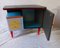 Small Colorful Bedside Cabinets, 1950s, Set of 2 6
