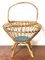 Vintage Wicker Object Holder, Italy, 1960s, Image 1