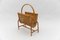 Mid-Century Modern Rattan Magazine Rack, Italy, 1960s, Image 1