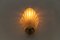 Lampada da parete Shell in vetro satinato, Italia, anni '60, Immagine 4
