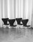 Serie 7 Esszimmerstühle von Arne Jacobsen für Fritz Hansen, 1990er, 4er Set 1