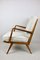 German White Bouclé Lounge Chair, 1970s, Image 5