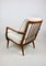 German White Bouclé Lounge Chair, 1970s, Image 8