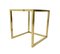 Vintage Italian Geometric Nesting Tables in Steel and Glass, 1970s, Set of 3, Image 9
