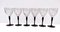 Vintage Italian Murano Glass Wine Glasses by Vittorio Zecchin, 1970s, Set of 6, Image 1