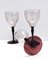 Bicchieri da vino vintage in vetro di Murano di Vittorio Zecchin, Italia, anni '70, set di 6, Immagine 5