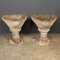 Scalloped Stone Garden Urns, 1960, Set of 2 21