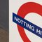 20th Century Enamelled London Underground Notting Hill Gate Station Sign, 1970s, Image 4