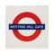 20th Century Enamelled London Underground Notting Hill Gate Station Sign, 1970s 1