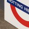 20th Century Enamelled London Underground Notting Hill Gate Station Sign, 1970s 3