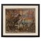 Frederick Thomas Daws, Escena de caza antigua, óleo sobre lienzo, 1923, enmarcado, Imagen 1