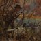 Frederick Thomas Daws, Escena de caza antigua, óleo sobre lienzo, 1923, enmarcado, Imagen 6