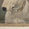 Frederick Thomas Daws, Bull Terrier Anglais Antique, Huile sur Toile, 1920, Encadré 5