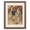 Frederick Thomas Daws, Jack Russell Terrier antiguo, óleo sobre lienzo, 1920, enmarcado, Imagen 1