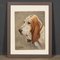 Frederick Thomas Daws, Basset Hound, Oil on Canvas, 1930, Framed 7