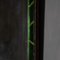 20th Century Art Deco Mirror with Green Glass & Brass Frame, 1930s, Image 2