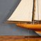 Large Vintage 20th Century English Mahogany Pond Yacht, 1930s 9