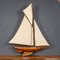 Large Vintage 20th Century English Mahogany Pond Yacht, 1930s 41