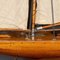 Large Vintage 20th Century English Mahogany Pond Yacht, 1930s 39