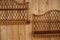 Rattan Wall Shelves attributed to Adrien Audoux & Frida Minet, 1960, Set of 2, Image 2