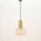 Mid-Century Modern Amber Bubble Glass Ceiling Light / Pendant attributed to Helena Tynell for Limburg, Germany, 1960s, Image 2