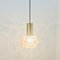 Mid-Century Modern Amber Bubble Glass Ceiling Light / Pendant attributed to Helena Tynell for Limburg, Germany, 1960s, Image 6