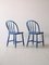 Chaises Vintage Bleues, 1960s, Set de 2 4