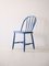 Scandinavian Blue Wood Chair, 1960s 1