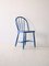 Scandinavian Blue Wood Chair, 1960s 2