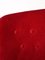 Butaca de terciopelo rojo, años 40, Imagen 9