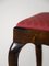 Skandinavischer Roter Hocker, 1960er 6