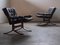 Norwegian Cantilever Easy Chairs in Leather attributed to Jon Hjortdal, Velledalen, 1970s, Set of 2 2