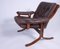 Norwegian Cantilever Easy Chairs in Leather attributed to Jon Hjortdal, Velledalen, 1970s, Set of 2, Image 18