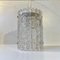 Lámpara colgante de cristal y latón de Carl Fagerlund para Orrefors, años 60, Imagen 1
