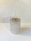 Crystal and Brass Pendant Lamp by Carl Fagerlund for Orrefors, 1960s, Image 2