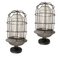 Spanish Industrial Focus with Metal Structure and Glass Bubble from Puig Electric Industry, Set of 2, Image 1