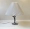 Art Deco French Table Lamp in Pewter, 1930s, Image 1