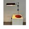 Lampada da tavolo regolabile Half Century in acciaio e metallo cromato, Italia, Immagine 2