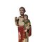 Antike polychrome religiöse Skulptur des Heiligen Josef mit Kind im Arm, Spanien, 19. Jh. 6