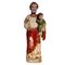 Antique Polychrome Religious Sculpture of St. Joseph with Child in Arm, Spain, 19th Century, Image 7