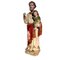Antike polychrome religiöse Skulptur des Heiligen Josef mit Kind im Arm, Spanien, 19. Jh. 1