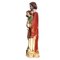 Antique Polychrome Religious Sculpture of St. Joseph with Child in Arm, Spain, 19th Century 3
