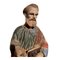 Antica Statua Religiosa dell'Apostolo Pietro in legno con policromia, Spagna, XIX secolo, Immagine 2